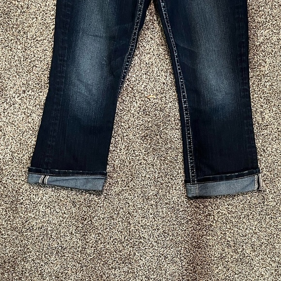 EUC Silver Denim Capri Pants, Size 25 Waist - Picture 4 of 4